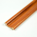 Classic decorative lines of solid wood technology wood